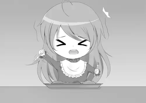 插图困窘的孩子