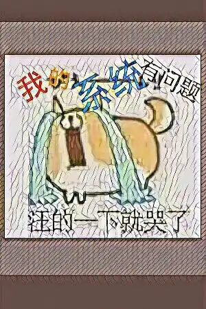 我的系统有问题！