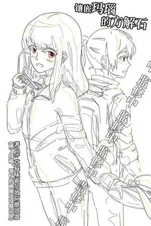 鑲嵌瑪瑙的方解石